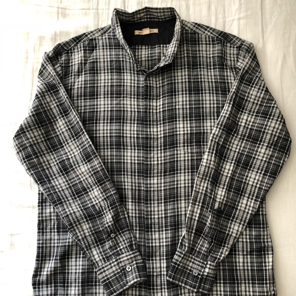 John Varvatos checkered shirt